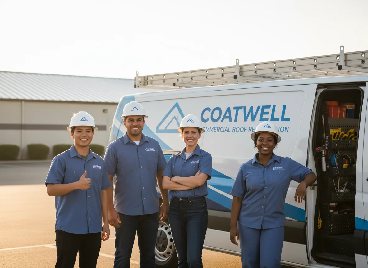 Commercial roof coating company in West Green, GA